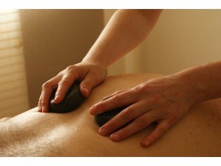 Sports massage therapy with vitamin